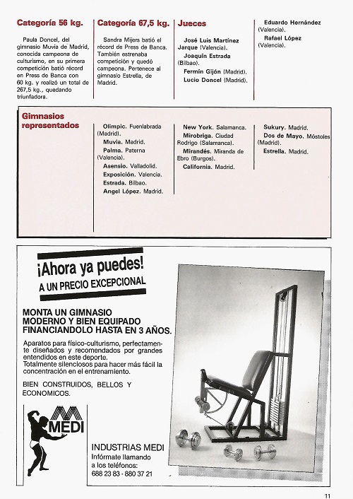 revista asociacion espanola powerlifting 1987 pagina 11