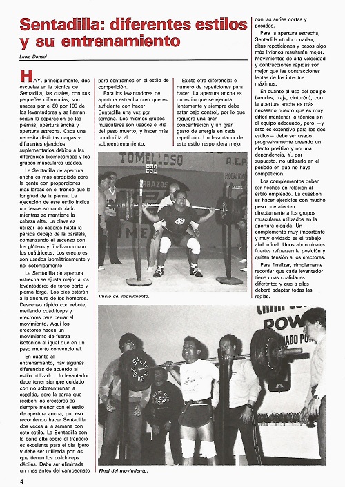 revista asociacion espanola powerlifting 1987 pagina 4